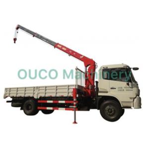 China Semi Knuckle Telescopic Boom Truck Mounted Boom Crane With Steel Structure wholesale
