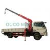 China Semi Knuckle Telescopic Boom Truck Mounted Boom Crane With Steel Structure wholesale