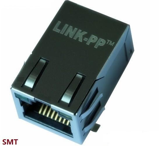 MAGJACK SMT HR961160C 10/100Base-T With LED LPJ3011ABNL Rj45 SMT Connector