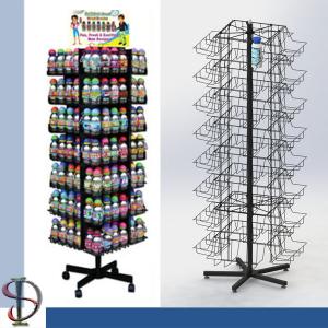 China Mug Basket Display Rack / Black metal shelves display stand / Mug Rack / POP display stand / Spinner Display Stand supplier