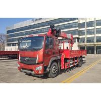 China Foton Truck Mounted Crane 4*2 Drive Mode 9 Tons Single Cab 220hp Left Hand Drive on sale