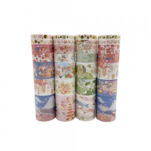 China 30 Designs 7pcs/Box Japanese Kawaii Cartoon Adhesive Masking Washi Tapes For Bullet Journal Scrapbooking Decoration supplier