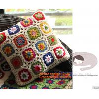 China Crochet bed pillow Daisy hand-woven cushion covers Decorative Cushion flower cushion Weddi on sale