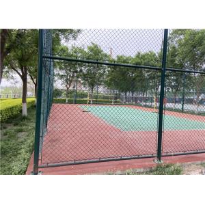 European Pool Basketball Court Yard Temp Chain Link Fence 4.0mm With Long Life