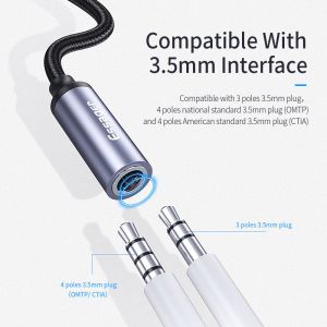 China USB Type C - 3.5mmメスイヤホンデジタルオーディオジャックアダプター（Type-Cデバイス用） wholesale