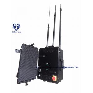 China WIFI 5.8G GPS Military Prison Cell Phone Signal Jammer 50-1500m Range Long Lifespan supplier