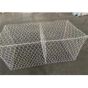 100x80mm Galvanized Hexagonal Chicken Wire Mesh Metal Wire Mesh Gabion 2x1x1m Box Mesh