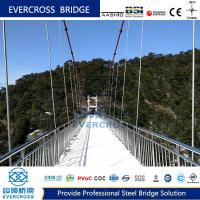 China Suspension Steel Truss Pedestrian Bridge on sale