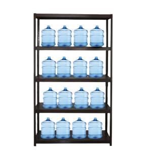 Warehouse Slotted Angle Rack Commercial Stainless Steel Storage Display