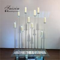 China ZT-323H  wholesale 1m long base crystal candelabra wedding centerpiece on sale