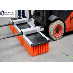 Floor Forklift Brush Sweeper Industrial Warehouses High Density Easy Installation