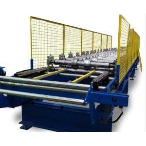 China 18 Stations Blue Wall Panel Roll Forming Machine 5.5KW With Double Uncoiler supplier