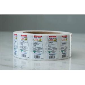Customizable Cosmetic Bottle Label Rolls Glossy Surface Finished