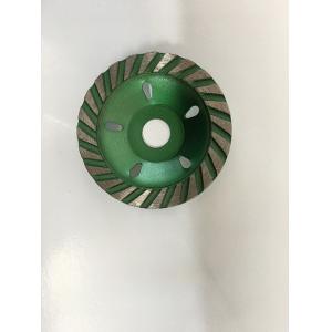 Green 4.5 " Inch Diamond Cup Wheel  , Concrete Polishing Wheel For Grinder