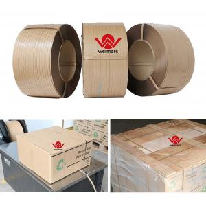 Kraft Paper Strapping Tape / Recyclable Paper Strap For Packing Carton Box