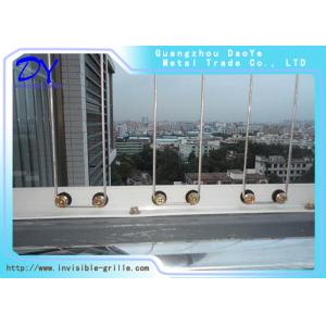 China 3 Meters/Set T3 Temper Invisible Safety Grill For Balcony supplier