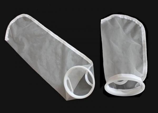 FDA Nylon Filter Bag Liquid Filter Socks 4 Inch Plastic Ring 75 100 150 Micron