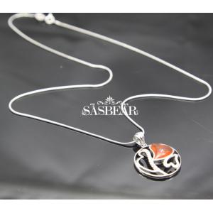 China 18 Inch Sasbear Gemstone Necklace 100% 925 Sterling Silver Value supplier