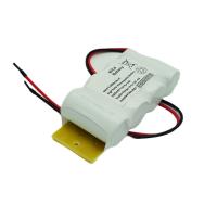 China 4.8V C2500mAh NiCd Rechargeable Battery Pack For Emergency Lighting on sale