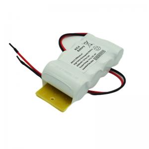 China 4.8V C2500mAh NiCd Rechargeable Battery Pack For Emergency Lighting supplier