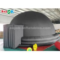 China Black 6m Inflatable Planetarium Dome Tent For Kids School Education Equipment on sale