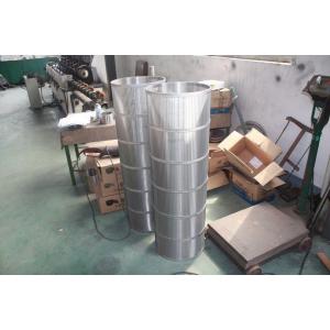 Industrial Sieve Screen Round Stainless Steel Smooth Edge Inlet Pulp Consistency 1--4
