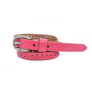 Fashion Fancy Handmade Ladies Genuine Leather Belts Personalized 1.8cm Width