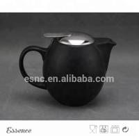 China Ceramic Teapot With Stainless Steel Lid And Strainer Stoneware Type for sale