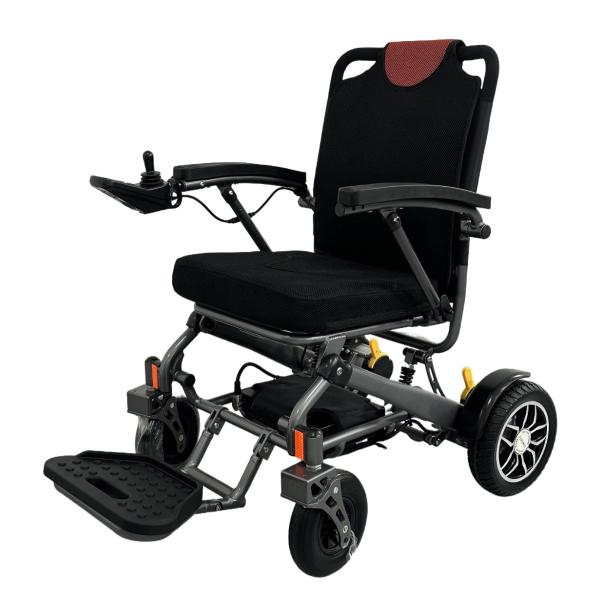 Lightweight Lithium Battery Wheelchair with 4-Shock Absorption System