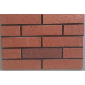 China Red Decorative Brick Veneer , Eco Friendly Exterior Wall Brick Tiles supplier