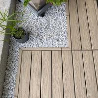China Outdoor Wood Interlocking Deck Tiles Hardwood Interlocking Deck Boards CE on sale