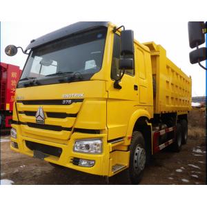 China Yellow Color 371hp Heavy Duty Dump Truck 6x4 With ZF8118 Steering supplier