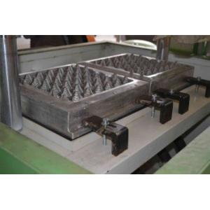 Low Capacity 700pcs Egg Carton Making Machine Two Moulds With CE Certification