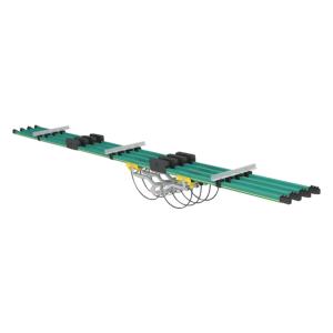 China Conductor Busbar Crane Safety Power Supply Trolley Sliding 4P 120A supplier