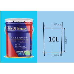 China Round Metal 10L Paint Bucket For Waterborne Epoxy Floor Paints supplier