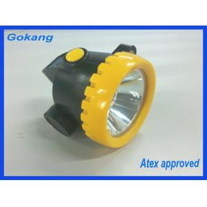 IP65 miners cap lamp, ATEX certification led mining lighting, Gokang best quality led coal miners headlamp