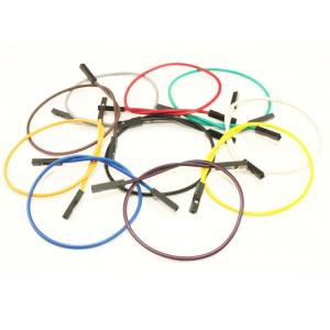 Male Female Jumper Wires Breadboard , Multi - Color Jumper Cable Wire