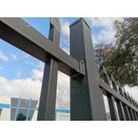 China Picket Wrought Iron Tubular Steel Fence For School on sale