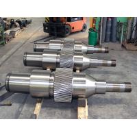 China Backup Forged Steel Roller Shaft Chilled Motor Output Milling on sale