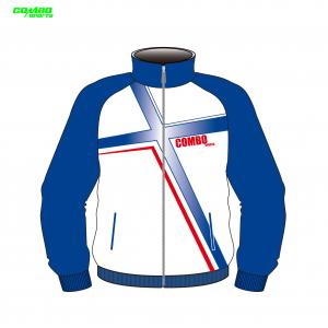 OEM Mens 4XL Sports Training Jacket With Number Name Custom Logo