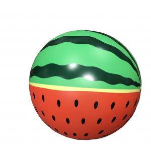 5" PVC Watermelon Beach Ball , Non Toxic Inflatable Watermelon Ball