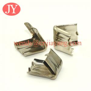 Ribbon end clips silver plating ribbon end clips crimp
