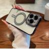 China Magnetic Electroplated iPhone Case with Magsafe and Shock Absorption wholesale