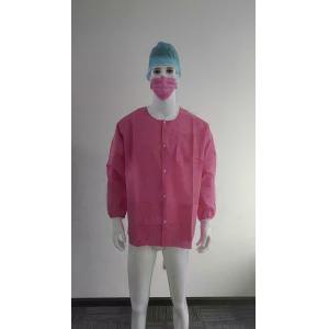 OEM Disposable Lab coat Purple and Pink Women Lab Coat SMS Disposable Lab coat for Women