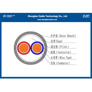 0.6/1KV Low Voltage 2 Cores Fire Resistant Cables  (Unarmoured) , PVC Insulated Cable according to IEC 60502-1