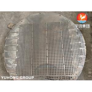 China ASTM A266 (ASME SA266) Gr.2 Carbon Steel Baffle Plate Tubesheet for Steam Turbine supplier