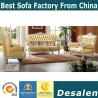 156 wooden carved Luxury home furniture Royal genuine leather sofa set. 1+2+3