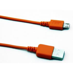 China Yellow Round USB2.0 AM TO Micro USB 5P Cable supplier