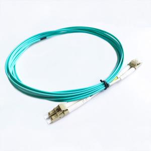 China LC - LC OM3 DX Fiber Optic Patch Cord 10G Fiber With Low Insertion Loss supplier