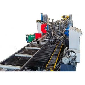 China P Beam Roll Forming Machine Step Beam Racking Storage Shelf Flying Cut supplier